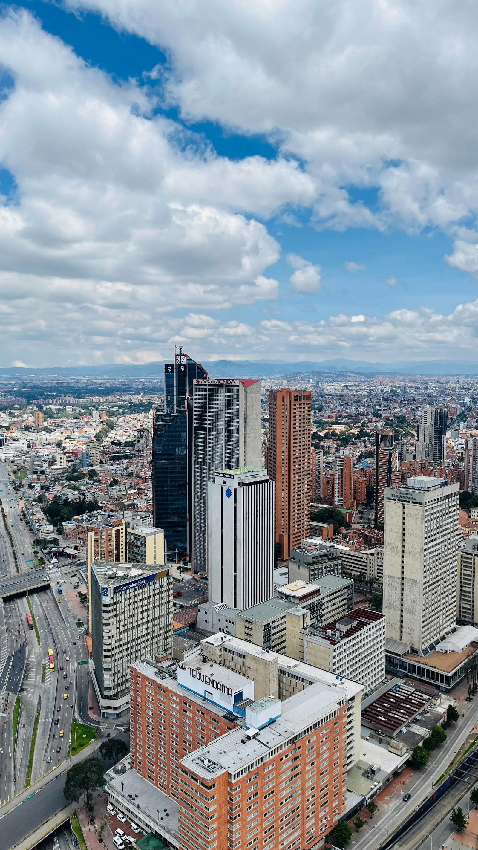 A dense Latin American city skyline.